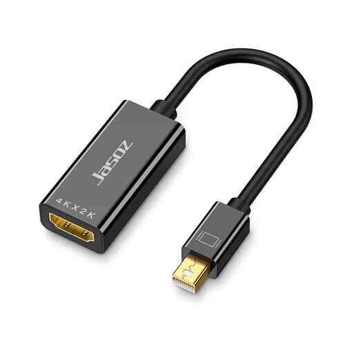 捷森 MiniDP转HDMI转换器 迷你DP转HDMI高清转换线镀锡铜线芯4K
