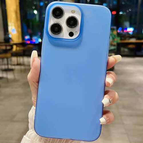 适用iphone15pro max手机壳PC磨砂苹果15大孔12硬壳13p代发14新款
