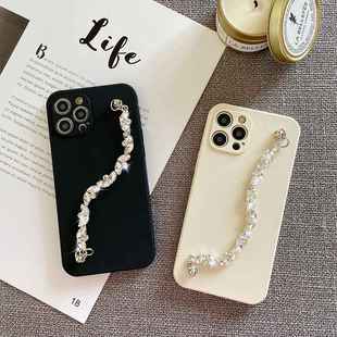苹果11Promax手机壳适用于iPhoneXS精孔12mini马眼xr水钻7/se手链