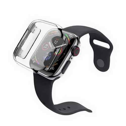 适用iwatch苹果手表壳s8 ultra tpu手表壳pc保护套透明电镀壳工厂