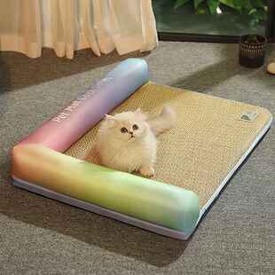 新款夏季宠物凉席垫子透气凉感猫咪窝不粘毛夏凉垫狗狗凉垫跨境