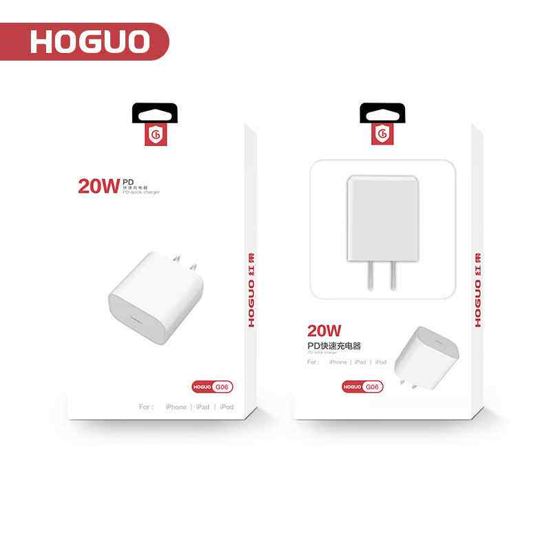 红果G06充头PD20W快充适用苹果快充头13/iPhoneX XS手机pd充电器