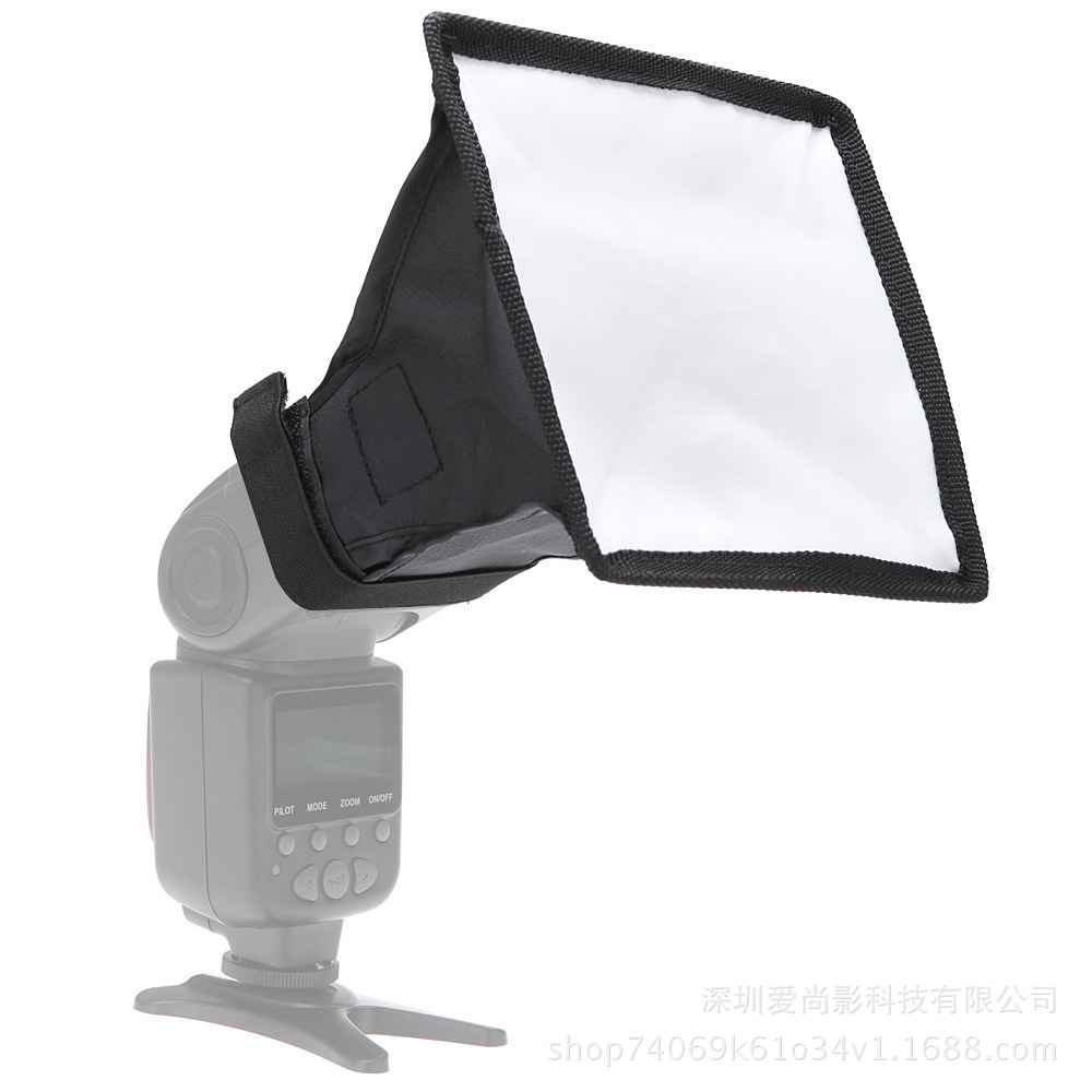 机顶闪光灯柔光灯箱 20*30折叠柔光箱 闪光灯柔光罩 机顶柔光箱