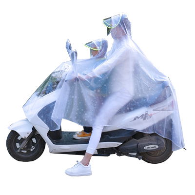 电动车雨衣母子双人亲子带孩子女