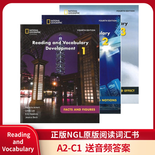 正版 NGL中学生百科英语Reading and Vocabulary Development 第四版 2020 NGL专项课程  国家地理阅读词汇教材 A2-C1