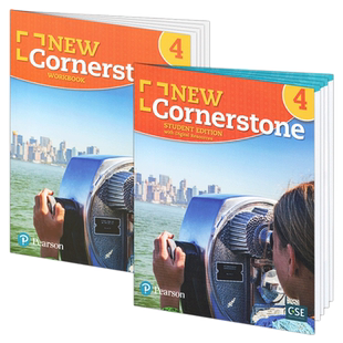 美国ESL综合小学教材 New Cornerstone Grade 4级 学生书+练习册学生套装 含在线学习账号