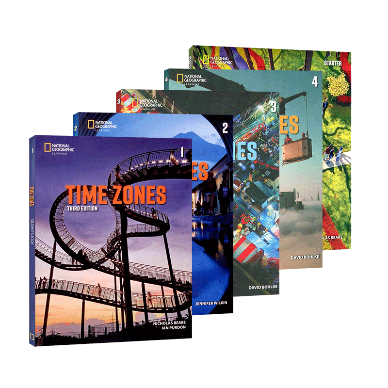 正版Time Zones 新版第三版 S1234级 课本+练习册+账号 新时空英语 小托福考试推荐教材 教师用书 白板软