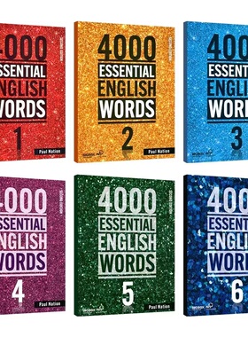 正版 4000Essential English Words 1/2/3/4/5/6级 4000词常见词英文词典 剑桥KET/PET考试 雅思托福考试核心词汇教材