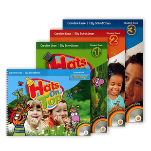 原版进口Hats On Top 第2级别 学生用书和练习册套装麦克米伦幼儿英语正版 托班 小中大班 3-6岁幼儿英语启蒙入门培训教材