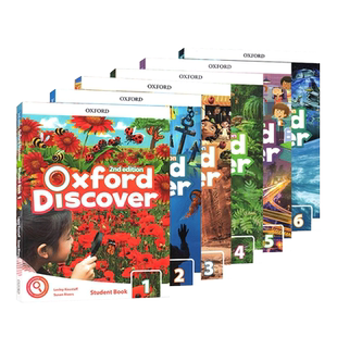 牛津新版Oxford Discover 第二版 小学英语教材 123456级别 学生书+ 课本+账号 原装进口正版 培训班教材 少儿英语教材 自学教材