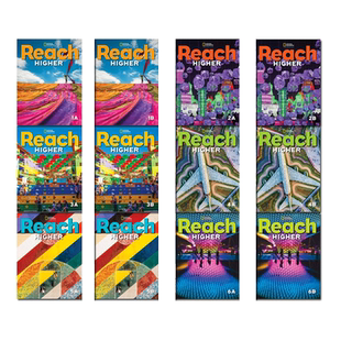【顺丰包邮】美国国家地理少儿英语 Reach Higher G1AB23456级教材 正版鲸鱼外教 原版进口 2020版 自学教材 培训班教材