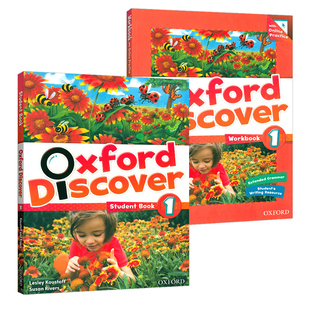 1级别 教材学生用书 正版 牛津Oxford 现货速发 老版 Discover 牛津探索英语第一版 牛津原版 练习册