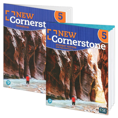 美国ESL综合小学教材 New Cornerstone Grade 5级 学生书+练习册学生套装 含在线学习账号