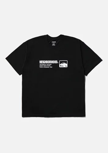 26ss日系Neighborhood男女同款爆款短袖T恤舒适透气圆领NBHD