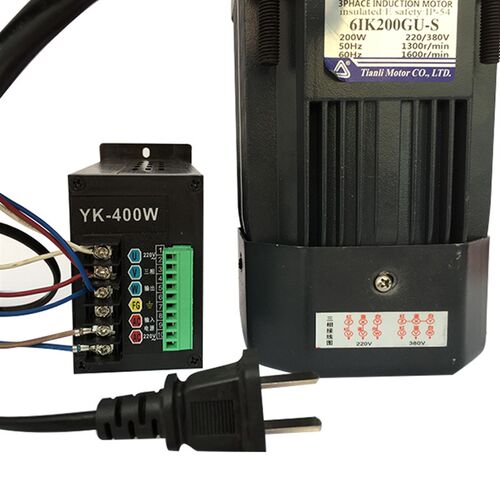 US简易变频器YK750W单相220V三相风机电机马达调速控制器开关盈克