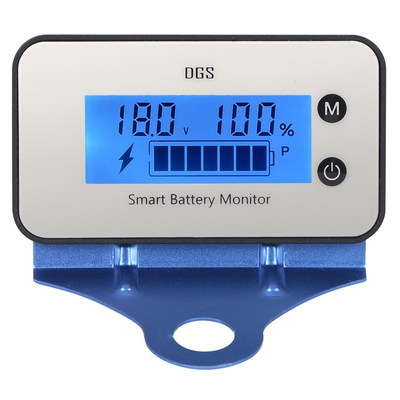 防水电动摩托车铅酸锂电池12V24v36v48v60v72v84v电量显示器通用