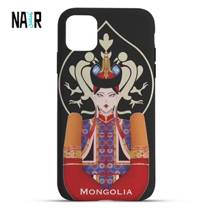 NAIR奈然  蒙古元素手机壳原创蒙古族女孩