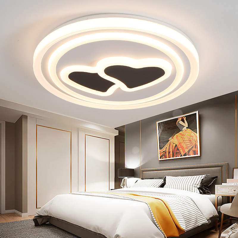 超薄现代简约led吸顶灯圆形卧室灯饰客厅灯创意书房餐厅阳台灯具