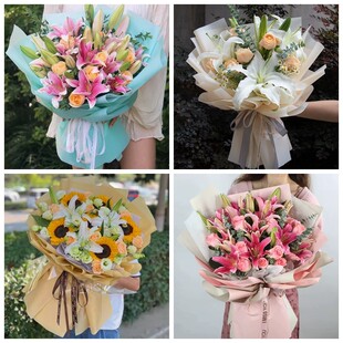 桂林市象山区秀峰区叠彩区同城鲜花店情人玫瑰百合送朋友长辈老婆