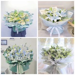 天津南开区长虹鼓楼兴南街同城鲜花店情人玫瑰百合送朋友长辈老婆