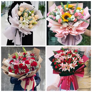玉溪市峨山县新平县元江县同城鲜花店情人玫瑰百合送朋友长辈老婆