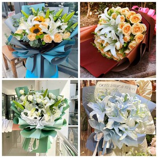 白城市洮北区洮南市大安市同城鲜花店情人玫瑰百合送朋友长辈老婆