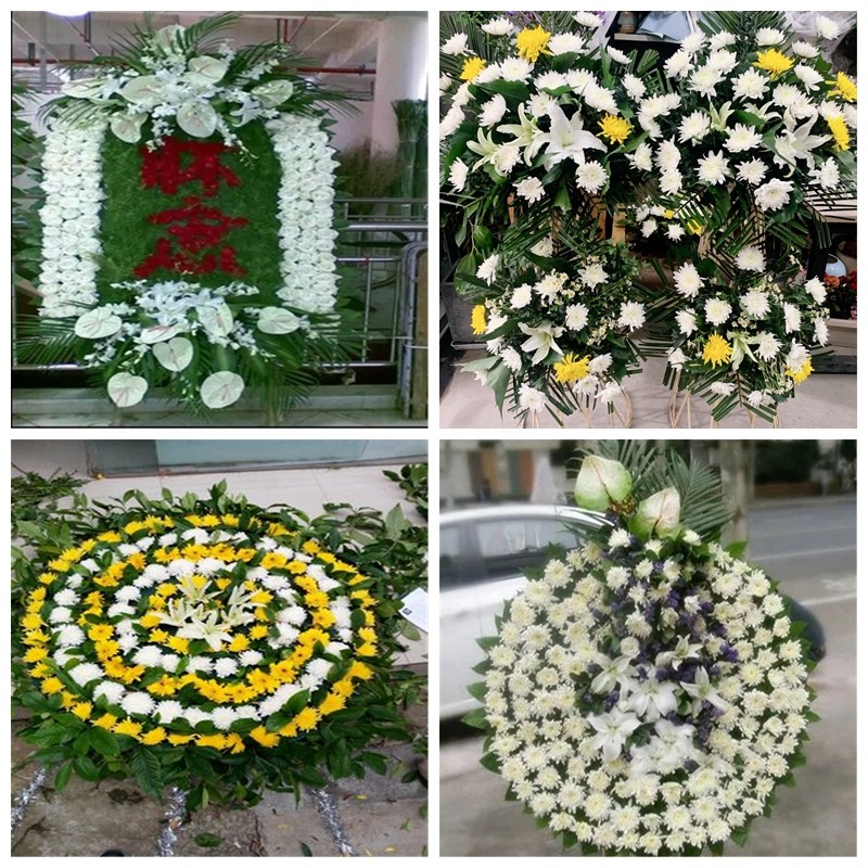 上海市杨浦区殷行街大桥街花圈白