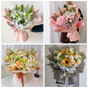 上饶市万年县婺源县德兴市同城鲜花店情人玫瑰百合送朋友长辈老婆