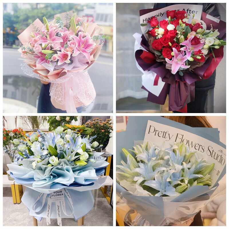 湛江市麻章区廉江市吴川市同城鲜花店生日玫瑰百合送朋友长辈老婆