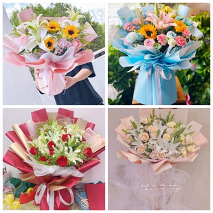 深圳市宝安区松岗燕罗公明同城鲜花店情人玫瑰百合送朋友长辈老婆