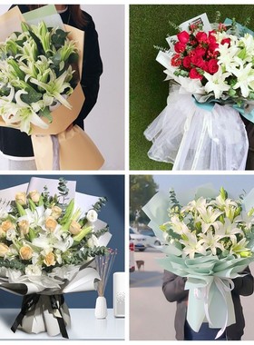 漯河市舞阳县临颍县同城鲜花店圣诞节玫瑰百合配送朋友长辈老婆爱