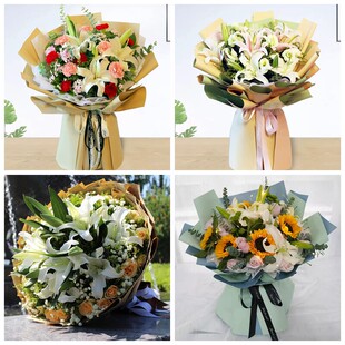 文山市砚山县西畴县马关县同城鲜花店情人玫瑰百合送朋友长辈老婆