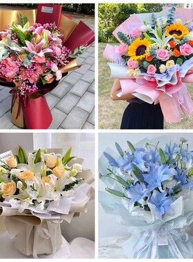 鹰潭市月湖区贵溪市余江区同城鲜花店圣诞节玫瑰百合送朋友长辈老