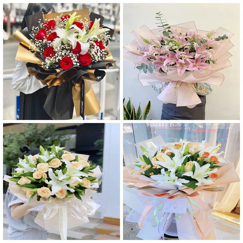 阜新市太平区细河区海州区同城鲜花店生日玫瑰百合送朋友长辈老婆