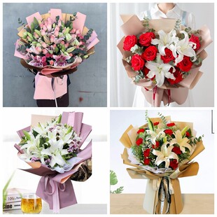 来宾市武宣县忻城县金秀县同城鲜花店情人玫瑰百合送朋友长辈老婆