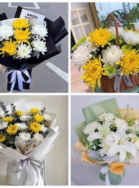 唐山市路北区路南区古冶区菊花鲜花同城配送白事上坟扫墓祭奠悼念