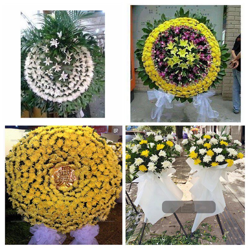 晋城市陵川县泽州县高平市花圈白事丧事花篮葬礼殡葬鲜花同城店送