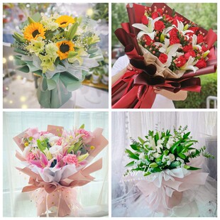 无锡锡山梁溪区惠山区滨湖区同城鲜花店情人玫瑰百合配送朋友长辈