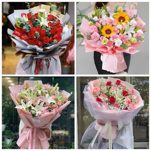 北京东城安定门北新桥东四同城鲜花店生日玫瑰百合送朋友长辈老婆