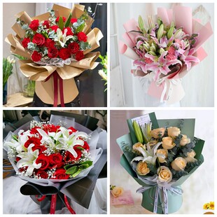 齐齐哈尔市甘南县富裕县依安县同城鲜花店情人玫瑰百合送朋友长辈