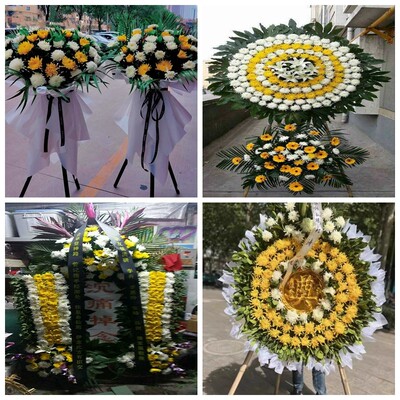 上海浦东新区书院万祥老港花圈白