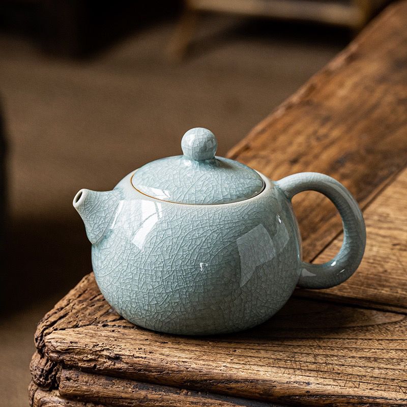 汝窑茶壶泡茶家用功夫茶