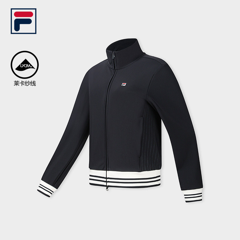 斐乐网球服立领保暖外套