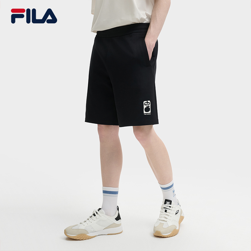 FILA斐乐情侣款针织短裤