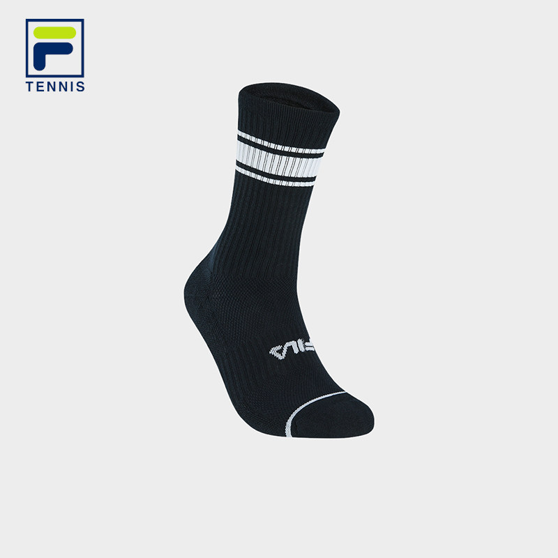 FILA 斐乐官方女袜高腰袜2026春季新款网球运动袜舒适袜子长筒袜,运动包/户外包/配件,运动袜,淘宝优惠券,粉丝福利购,淘宝优惠卷