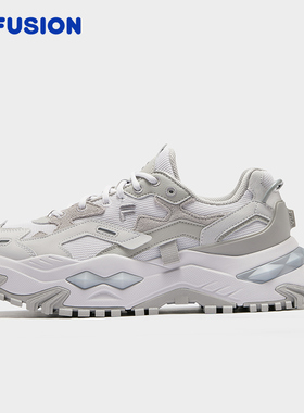 FILA FUSION斐乐潮牌男鞋BIANCO厚底潮鞋2025秋新款硬糖鞋老爹鞋