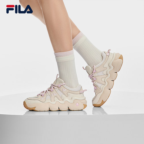 FILA 斐乐帕尼尼女鞋运动鞋2025秋季新款篮球鞋休闲鞋面包老爹鞋
