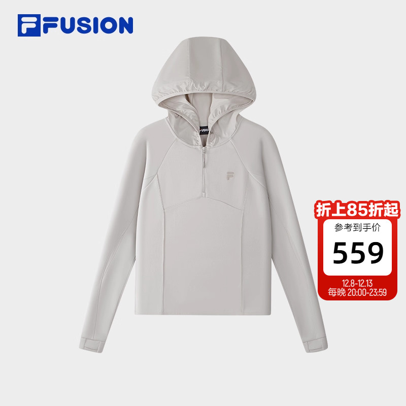 FILAFUSION斐乐女子连帽卫衣