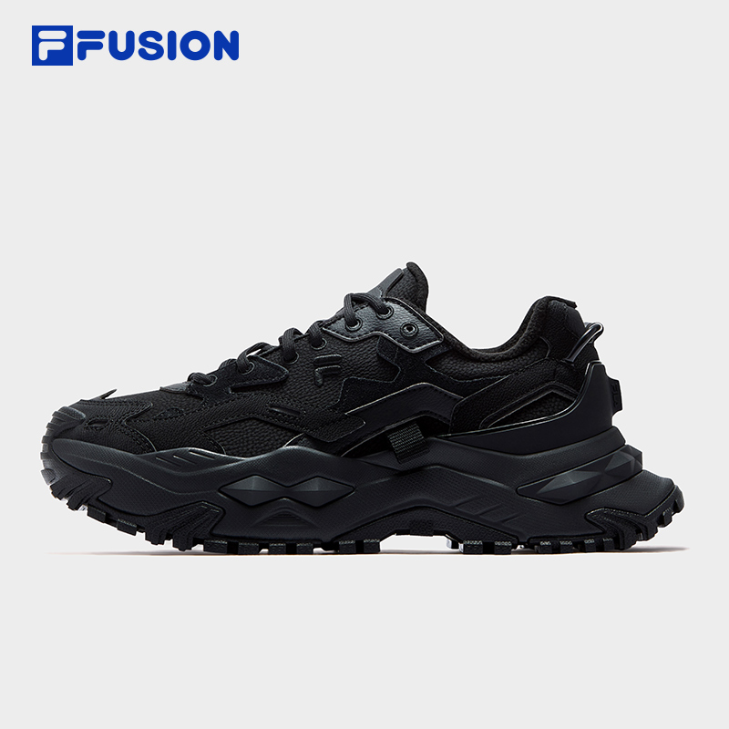 FILA FUSION斐乐潮牌男鞋BIANCO厚底潮鞋2025冬新款硬糖鞋老爹鞋