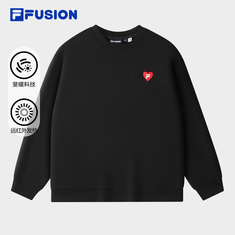 FILAFUSION斐乐情侣套头卫衣